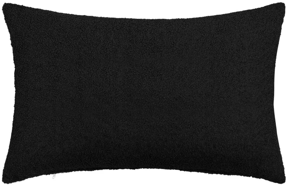 Pagalvėlės užvalkalas 2 pcs HEERLEN Juoda 50 x 80 cm Bouclé