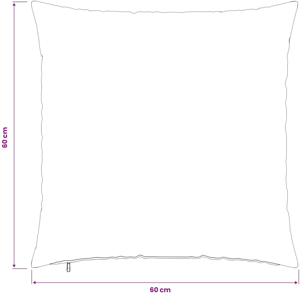 Pagalvėlės užvalkalas 2 pcs HEERLEN Juoda 60 x 60 cm Bouclé