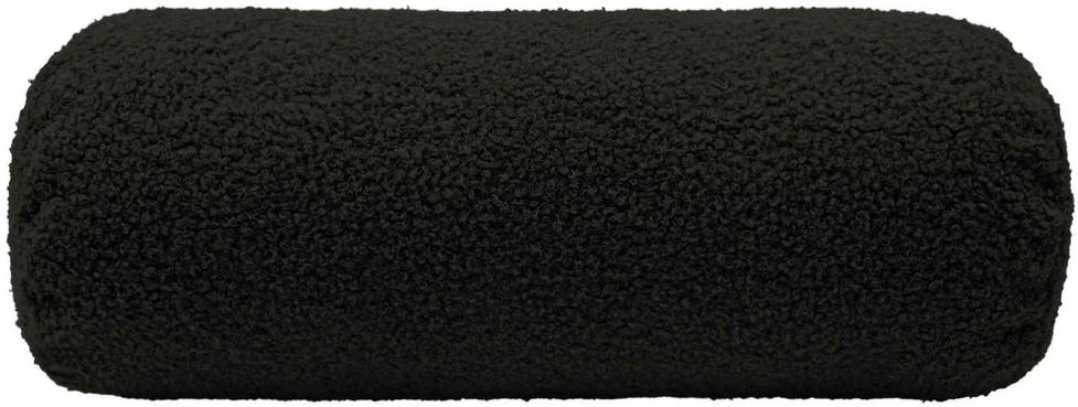 Pagalvėlės užvalkalas 2 pcs HEERLEN Juoda Ø 15 x 40 cm Bouclé