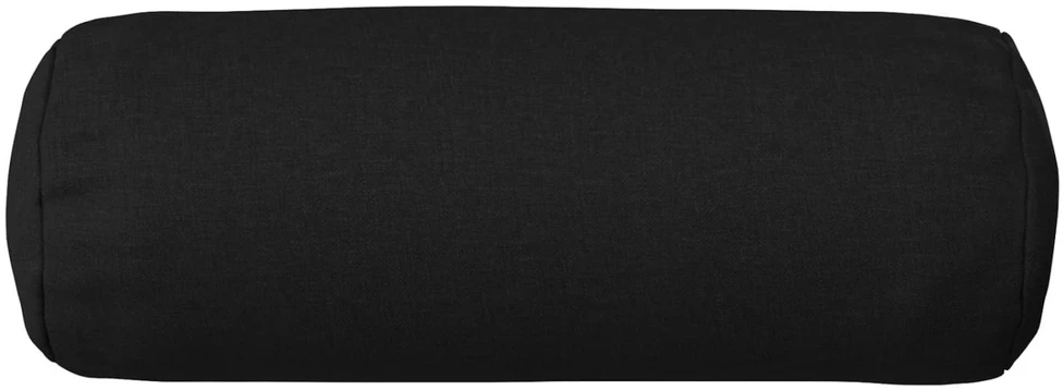 Pagalvėlės užvalkalas 2 vnt. HEERLEN Juoda Ø 15 x 40 cm Audinys