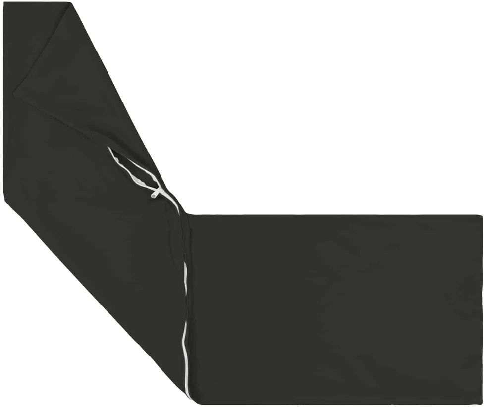 Pagalvėlės užvalkalas 2 pcs HEERLEN Juoda 40 x 145 cm