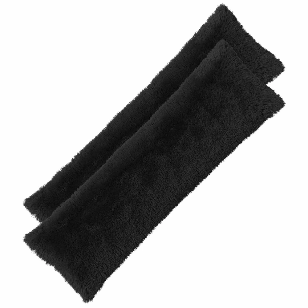 Pagalvėlės užvalkalas 2 pcs HEERLEN Juoda 40 x 145 cm