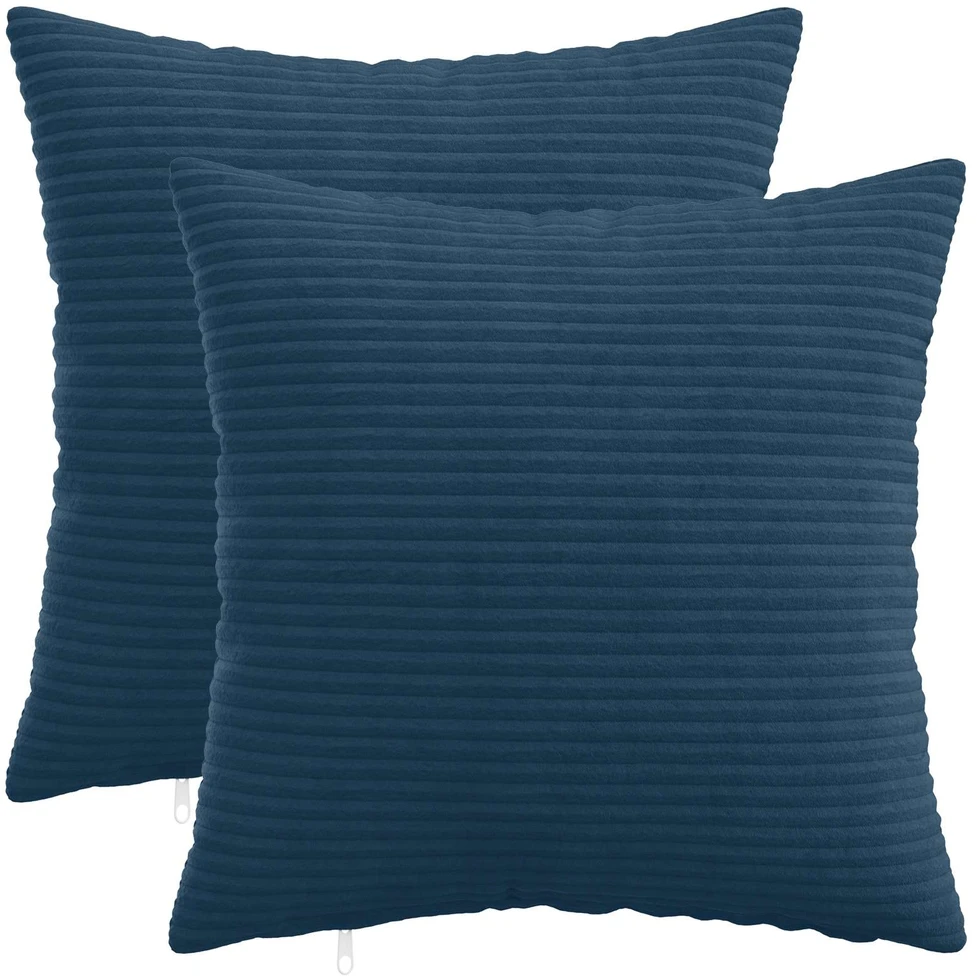 Pagalvėlės užvalkalas 2 pcs HEERLEN Jūrinė mėlyna 35 x 35 cm