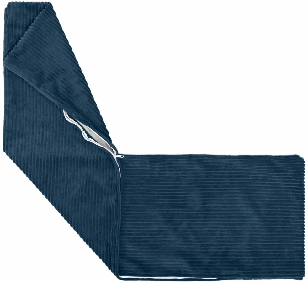 Pagalvėlės užvalkalas 2 pcs HEERLEN Jūrinė mėlyna 40 x 145 cm