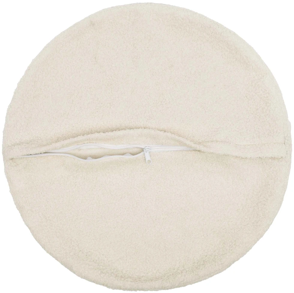 Pagalvėlės užvalkalas 2 pcs HEERLEN Kreminė Ø 60 cm Bouclé