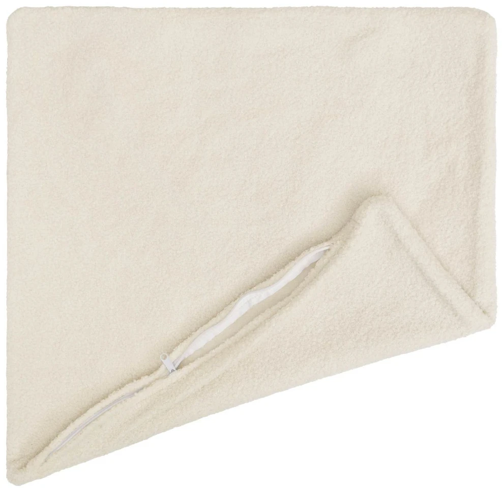 Pagalvėlės užvalkalas 2 pcs HEERLEN Kreminė 60 x 60 cm Bouclé