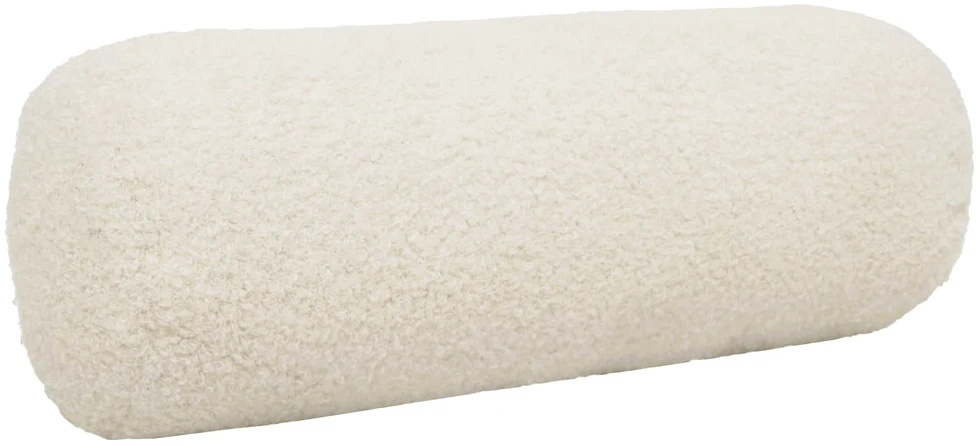 Pagalvėlės užvalkalas 2 pcs HEERLEN Kreminė Ø 15 x 40 cm Bouclé