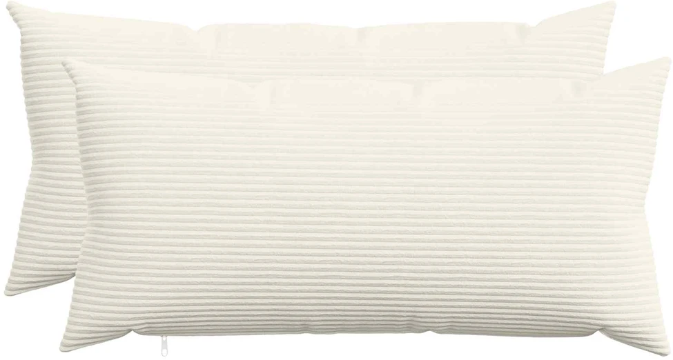 Pagalvėlės užvalkalas 2 pcs HEERLEN Kreminė 40 x 80 cm