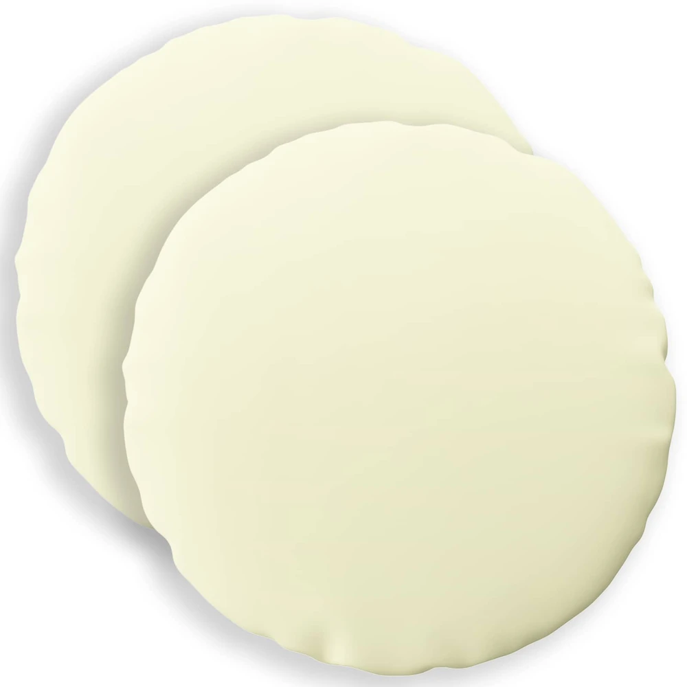 Pagalvėlės užvalkalas 2 pcs HEERLEN Kreminė Ø 60 cm Poliesteris