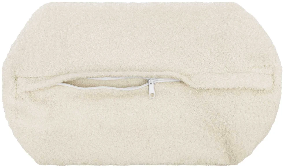 Pagalvėlės užvalkalas 2 pcs HEERLEN Kreminė Ø 15 x 40 cm Bouclé