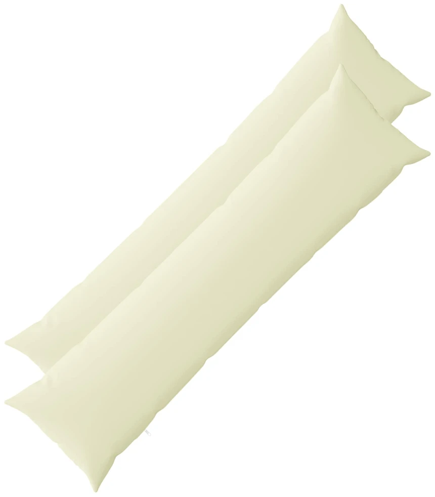Pagalvėlės užvalkalas 2 pcs HEERLEN Kreminė 40 x 145 cm