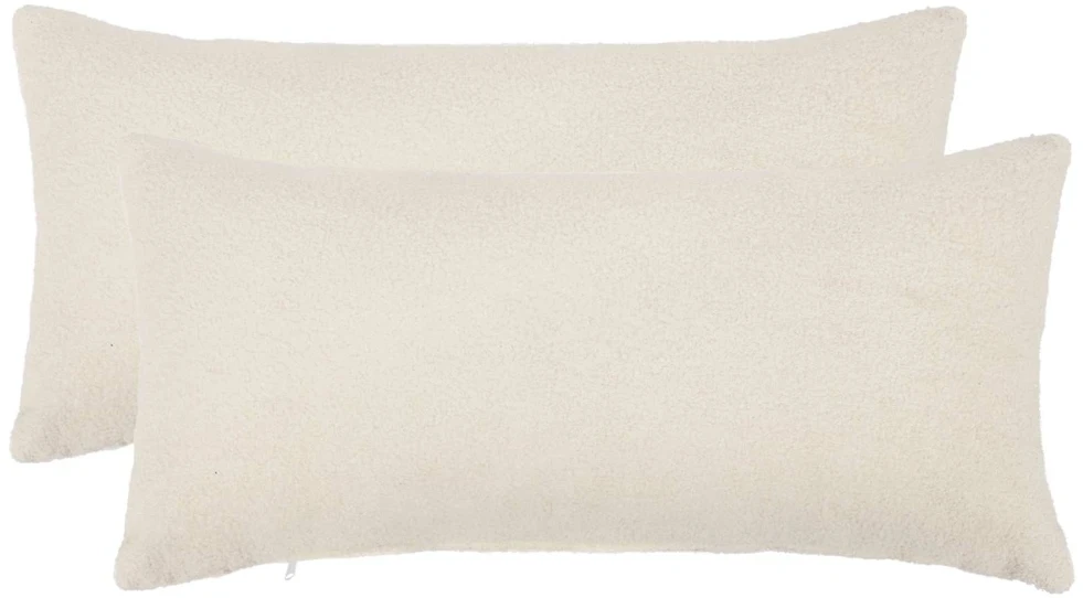 Pagalvėlės užvalkalas 2 pcs HEERLEN Kreminė 40 x 70 cm Bouclé