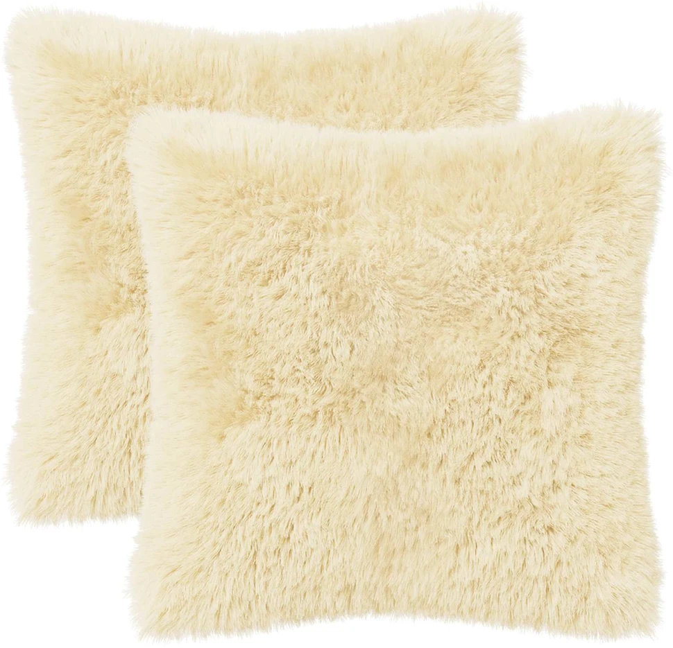 Pagalvėlės užvalkalas 2 pcs HEERLEN Kreminė 30 x 30 cm
