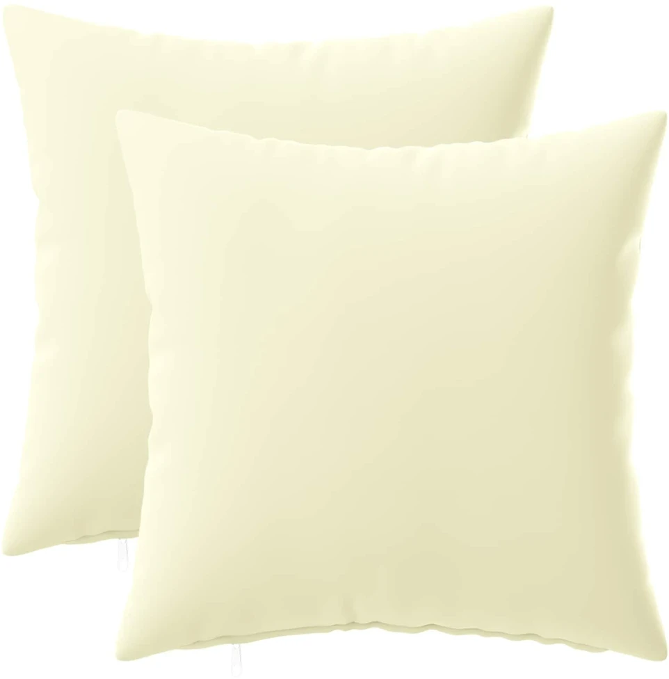 Pagalvėlės užvalkalas 2 pcs HEERLEN Kreminė 30 x 30 cm