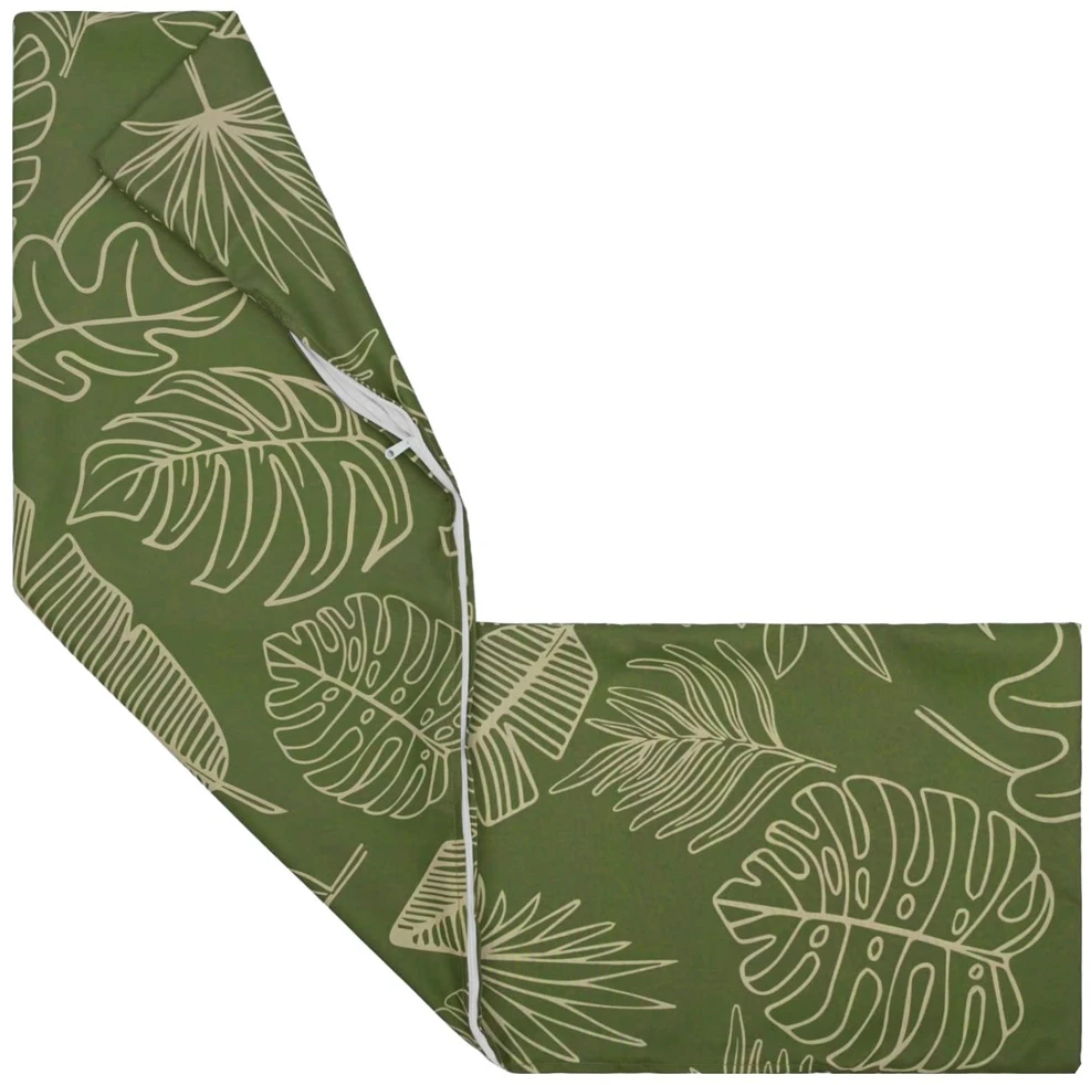Pagalvėlės užvalkalas 2 pcs HEERLEN Lapų dizainas 40 x 145 cm