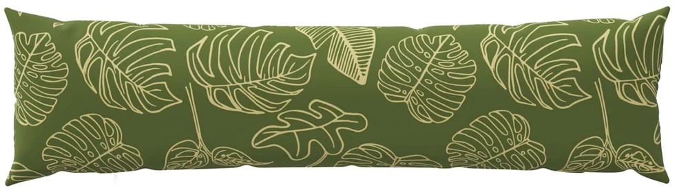 Pagalvėlės užvalkalas 2 pcs HEERLEN Lapų dizainas 40 x 145 cm