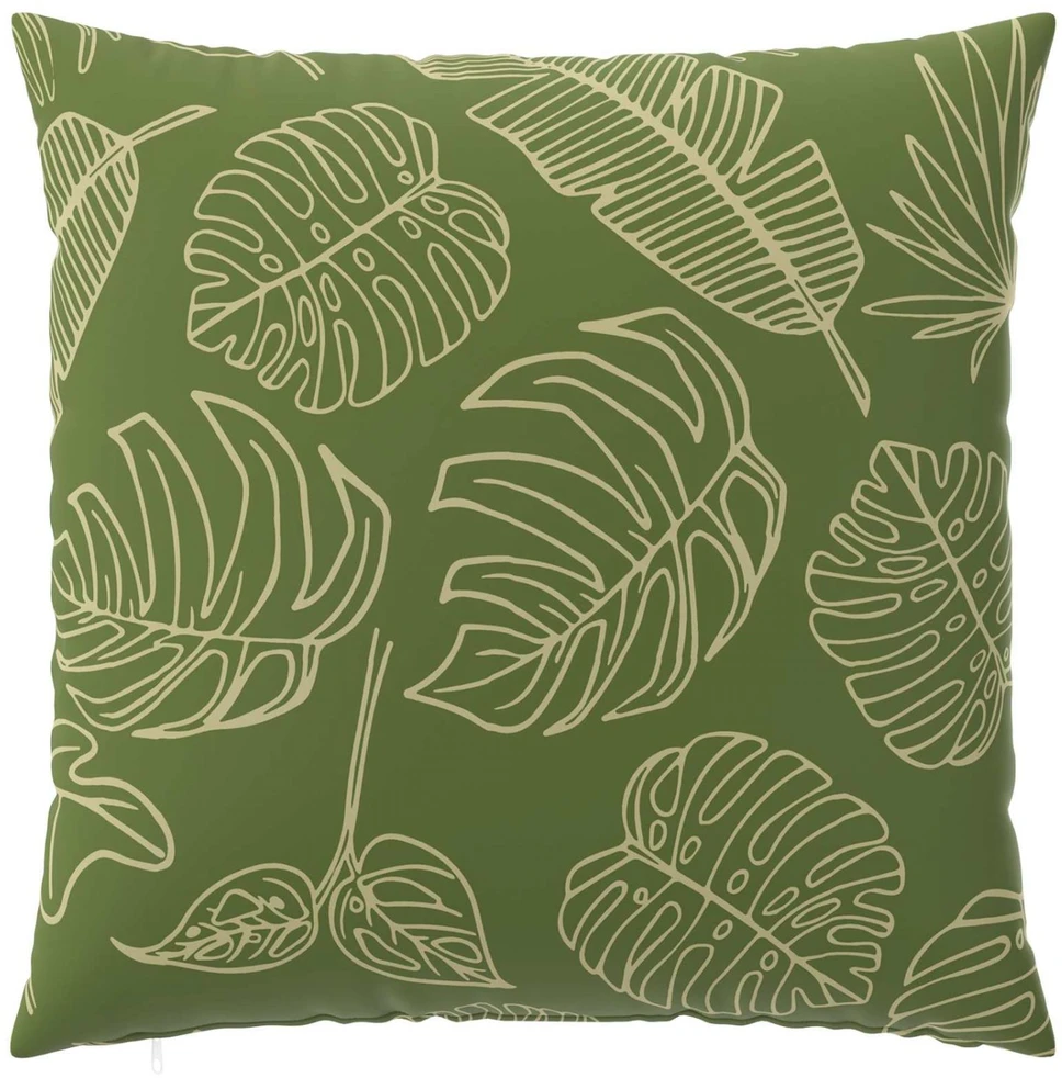 Pagalvėlės užvalkalas 2 pcs HEERLEN Lapų dizainas 60 x 60 cm