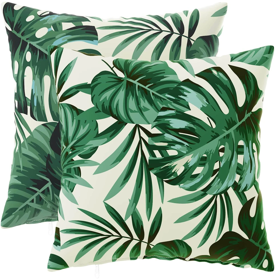 Pagalvėlės užvalkalas 2 pcs HEERLEN Lapų raštas 30 x 30 cm