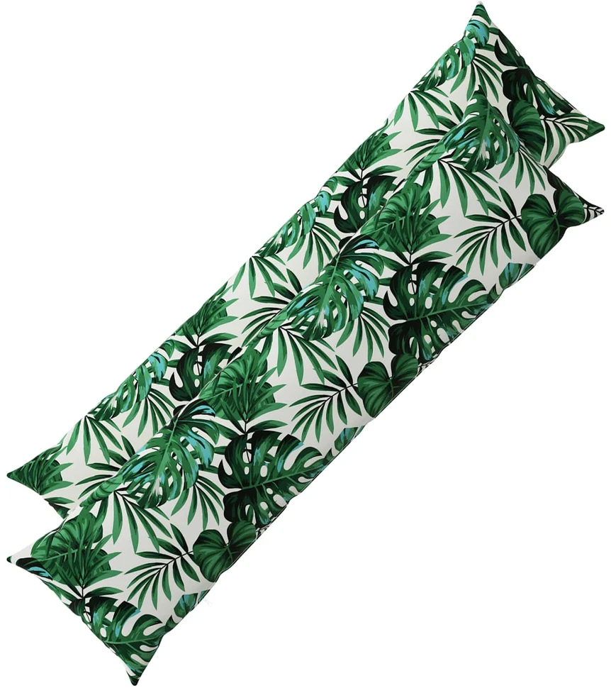 Pagalvėlės užvalkalas 2 pcs HEERLEN Lapų raštas 40 x 145 cm