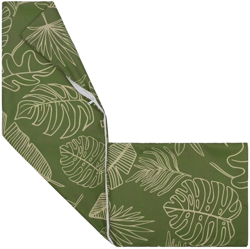 Pagalvėlės užvalkalas 2 pcs HEERLEN Lapų dizainas 40 x 145 cm