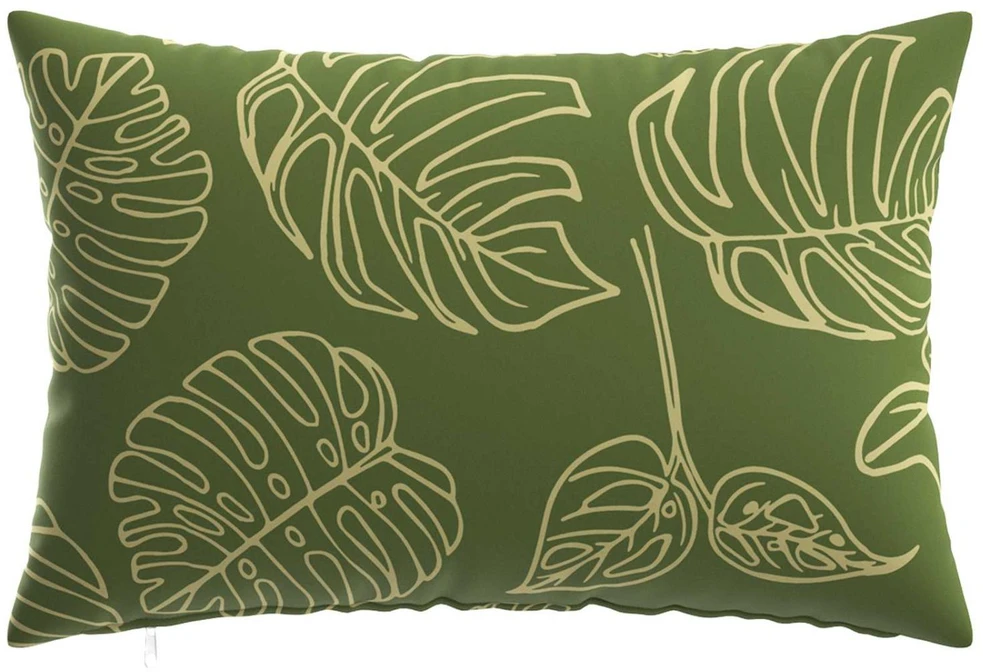 Pagalvėlės užvalkalas 2 pcs HEERLEN Lapų dizainas 30 x 50 cm
