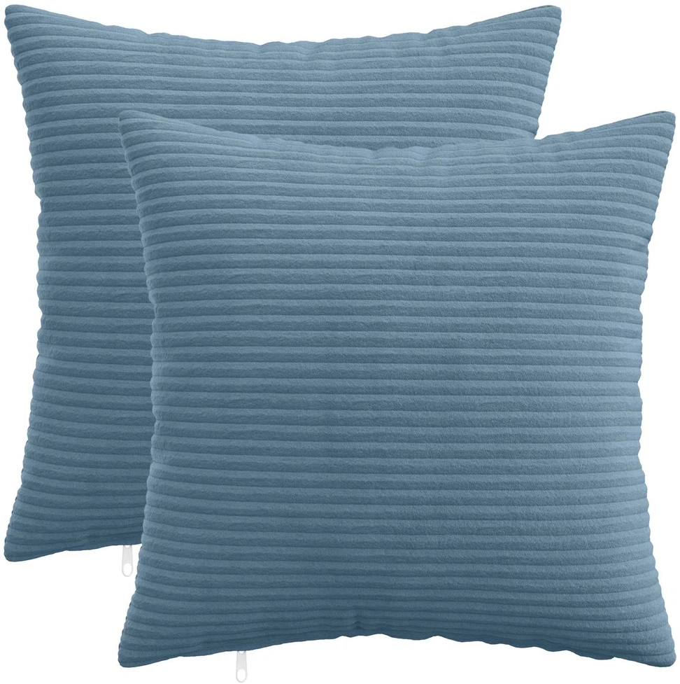 Pagalvėlės užvalkalas 2 pcs HEERLEN Mėlyna 30 x 30 cm mančester