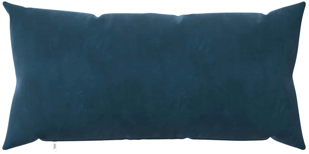 Pagalvėlės užvalkalas 2 pcs HEERLEN Mėlyna 40 x 80 cm Aksomas