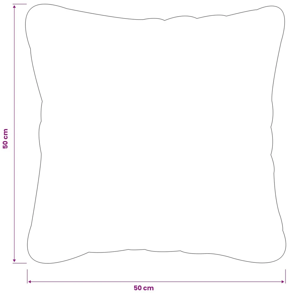 Pagalvėlės užvalkalas 2 pcs HEERLEN Pilka 50 x 50 cm