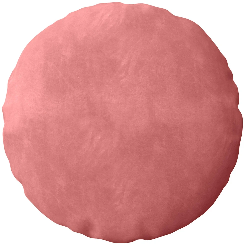 Pagalvėlės užvalkalas 2 pcs HEERLEN Rožinė Ø 40 cm Aksomas