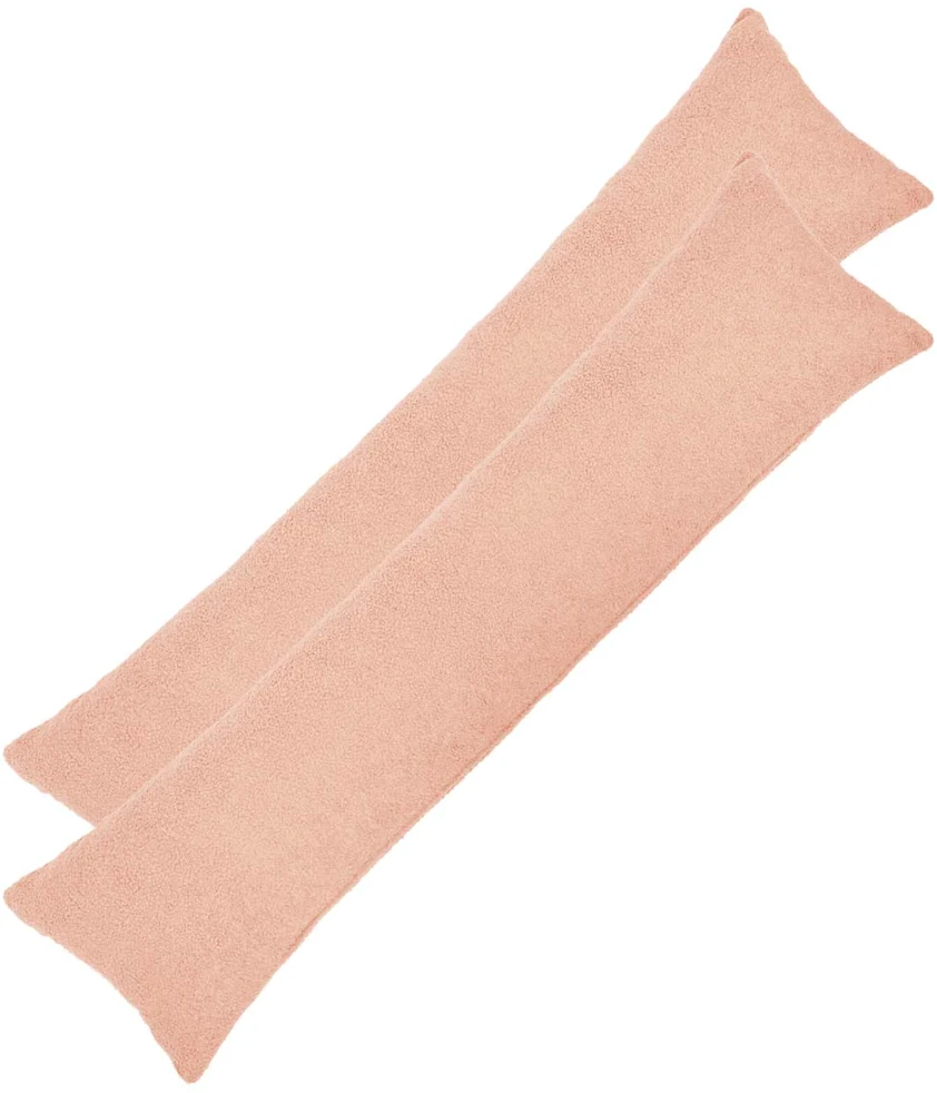 Pagalvėlės užvalkalas 2 pcs HEERLEN Rožinė 40 x 145 cm Bouclé