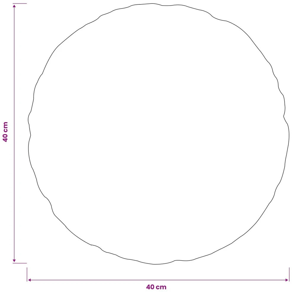 Pagalvėlės užvalkalas 2 pcs HEERLEN Rožinė Ø 40 cm Poliesteris