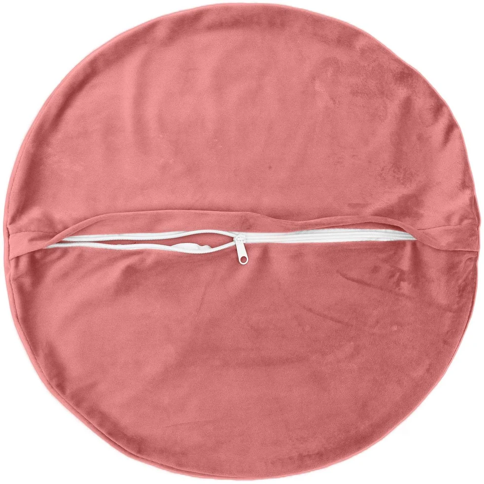 Pagalvėlės užvalkalas 2 pcs HEERLEN Rožinė Ø 40 cm Aksomas