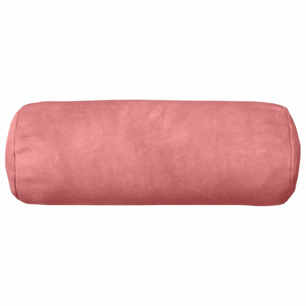 Pagalvėlės užvalkalas 2 pcs HEERLEN Rožinė Ø 15 x 40 cm Aksomas