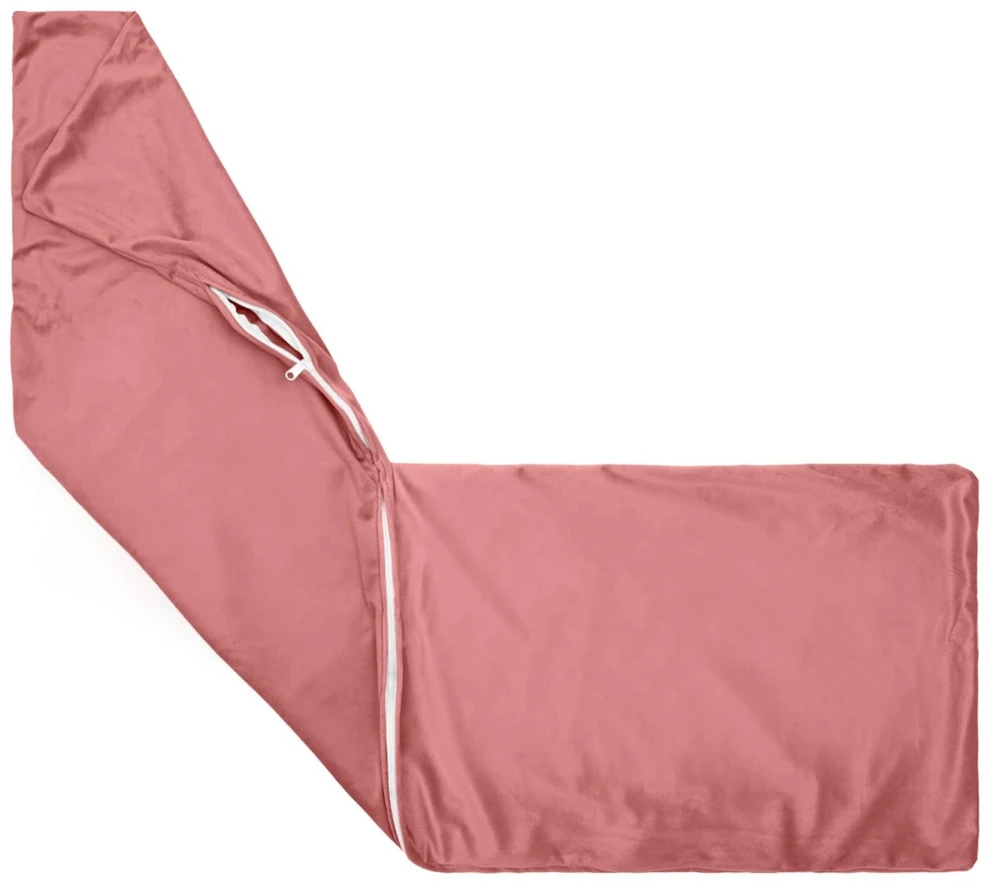 Pagalvėlės užvalkalas 2 pcs HEERLEN Rožinė 40 x 145 cm Aksomas