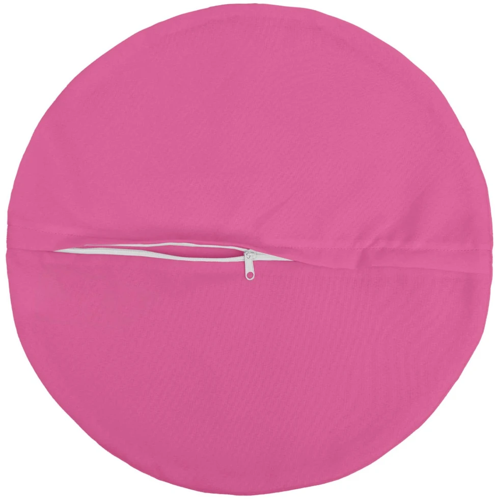 Pagalvėlės užvalkalas 2 pcs HEERLEN Rožinė Ø 60 cm Poliesteris
