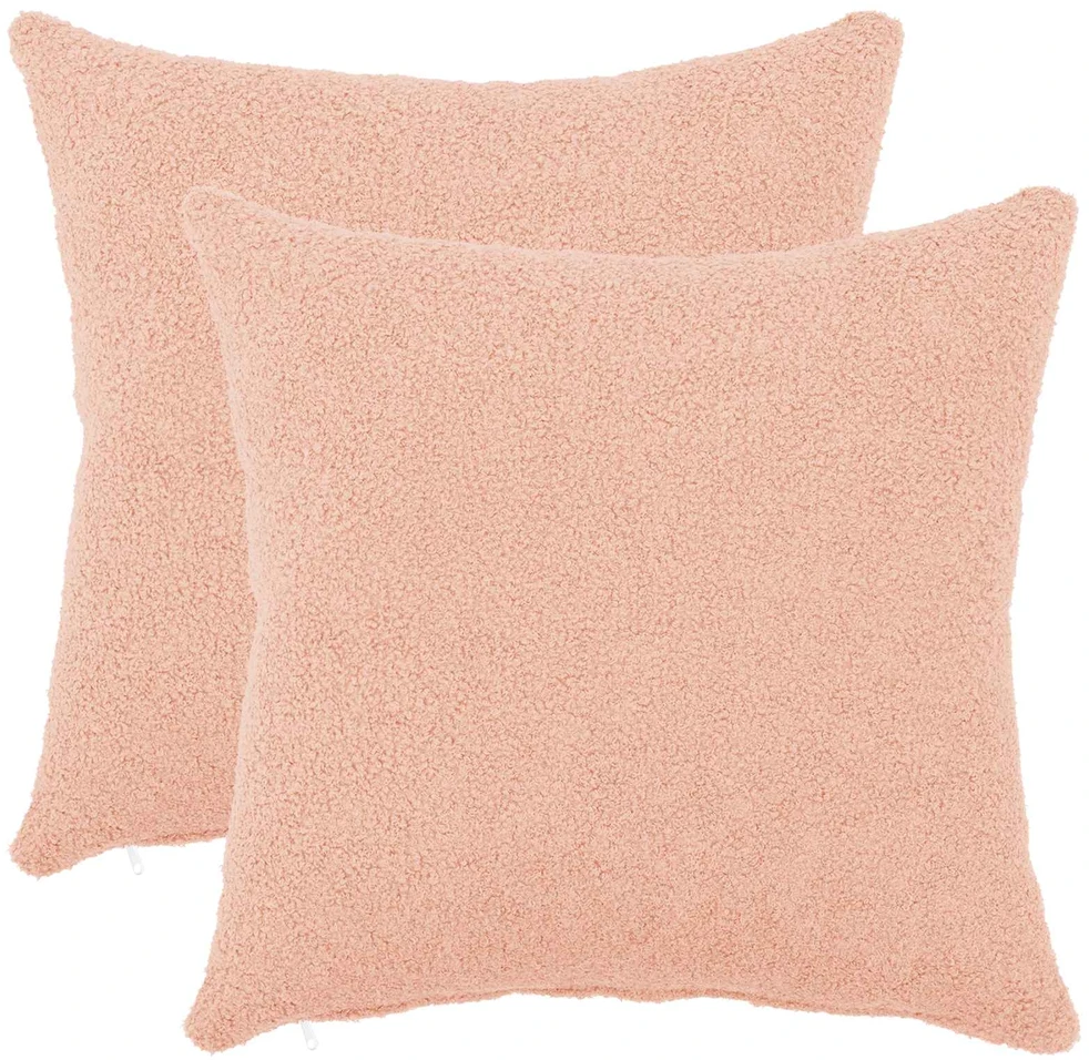 Pagalvėlės užvalkalas 2 pcs HEERLEN Rožinė 35 x 35 cm Bouclé