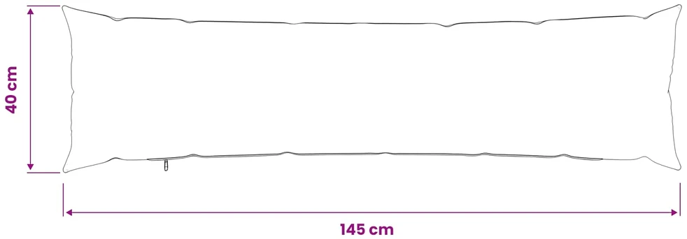 Pagalvėlės užvalkalas 2 pcs HEERLEN Rožinė 40 x 145 cm Bouclé