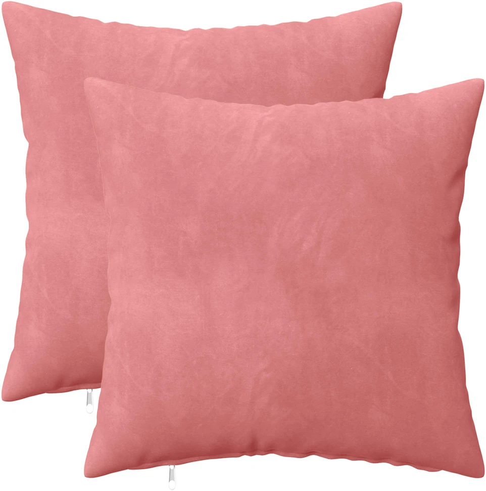 Pagalvėlės užvalkalas 2 pcs HEERLEN Rožinė 35 x 35 cm Aksomas