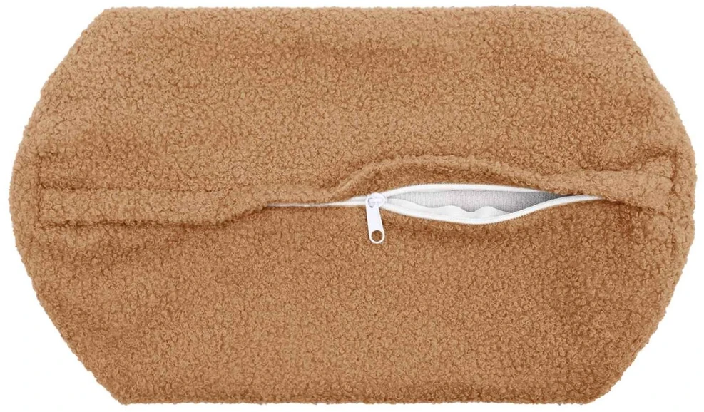 Pagalvėlės užvalkalas 2 pcs HEERLEN Smėlio Ø 15 x 40 cm Bouclé