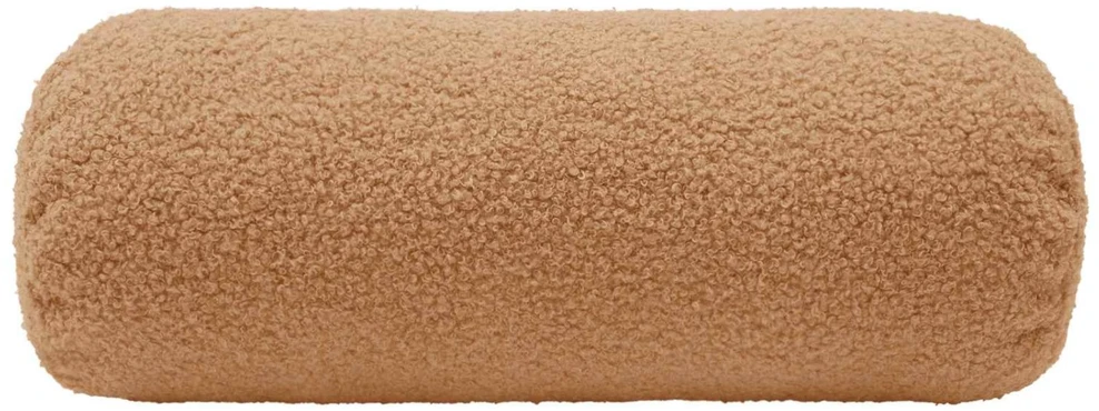 Pagalvėlės užvalkalas 2 pcs HEERLEN Smėlio Ø 15 x 40 cm Bouclé