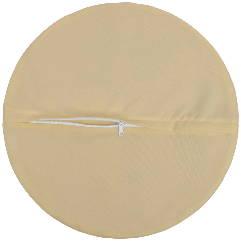 Pagalvėlės užvalkalas 2 pcs HEERLEN Smėlio Ø 40 cm Poliesteris