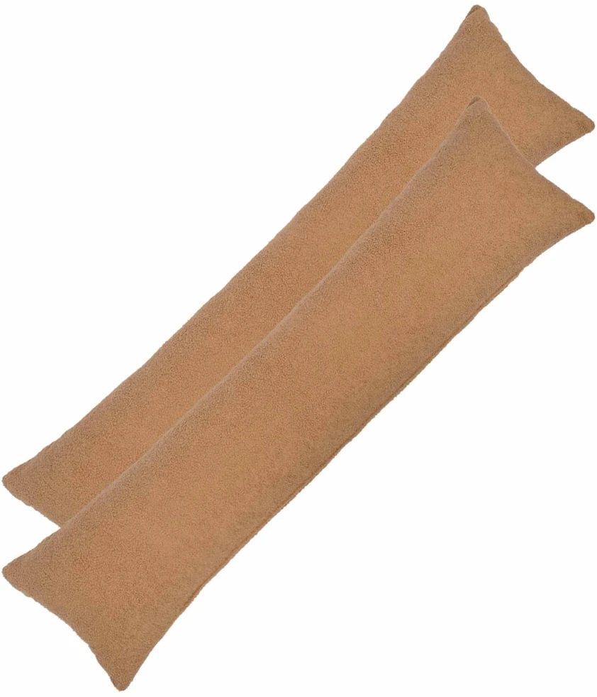 Pagalvėlės užvalkalas 2 pcs HEERLEN Smėlio 40 x 145 cm Bouclé