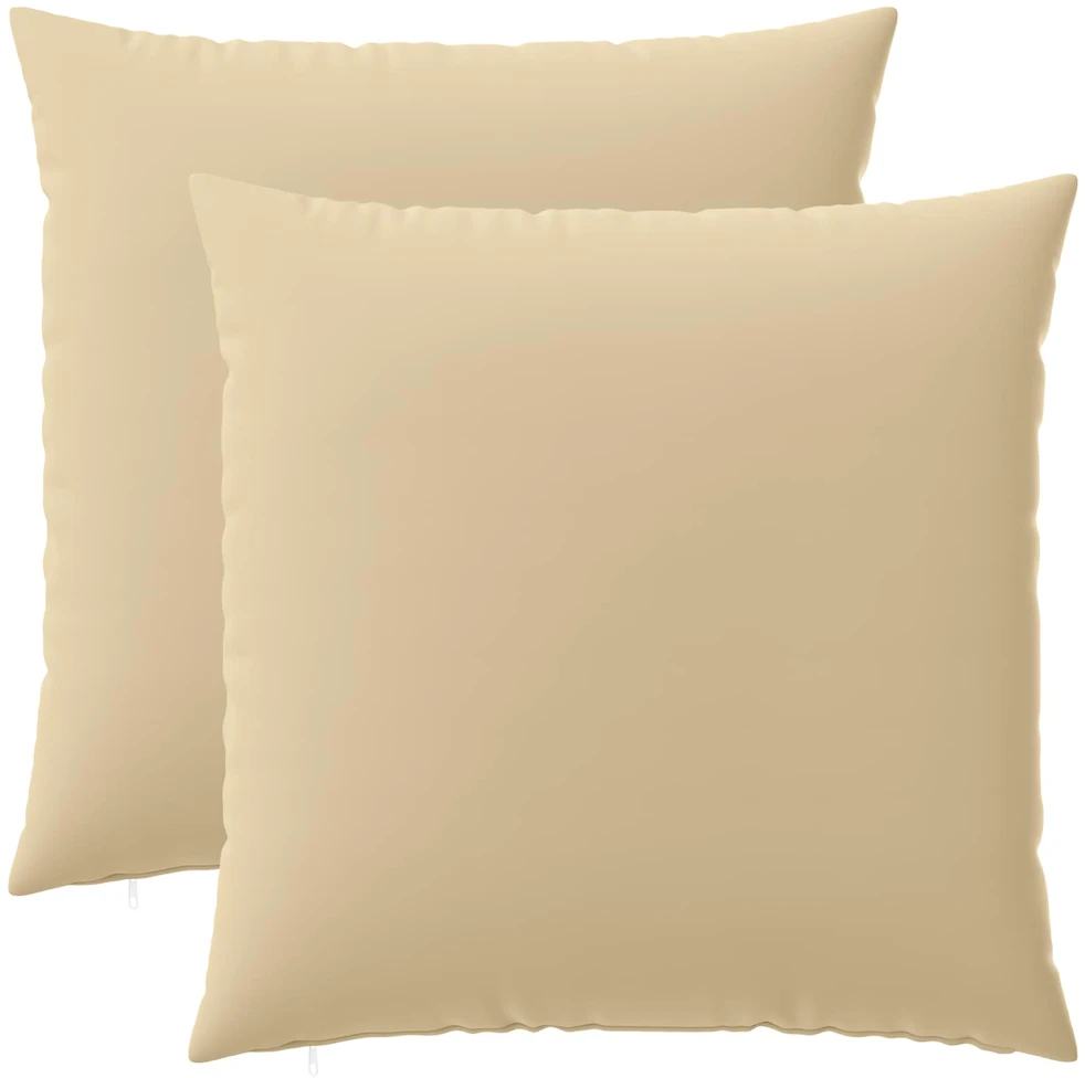 Pagalvėlės užvalkalas 2 pcs HEERLEN Smėlio 80 x 80 cm