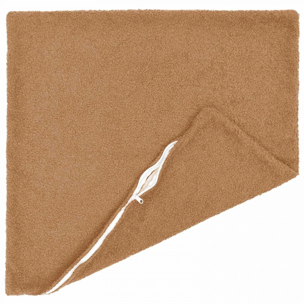 Pagalvėlės užvalkalas 2 pcs HEERLEN Smėlio 65 x 65 cm Bouclé
