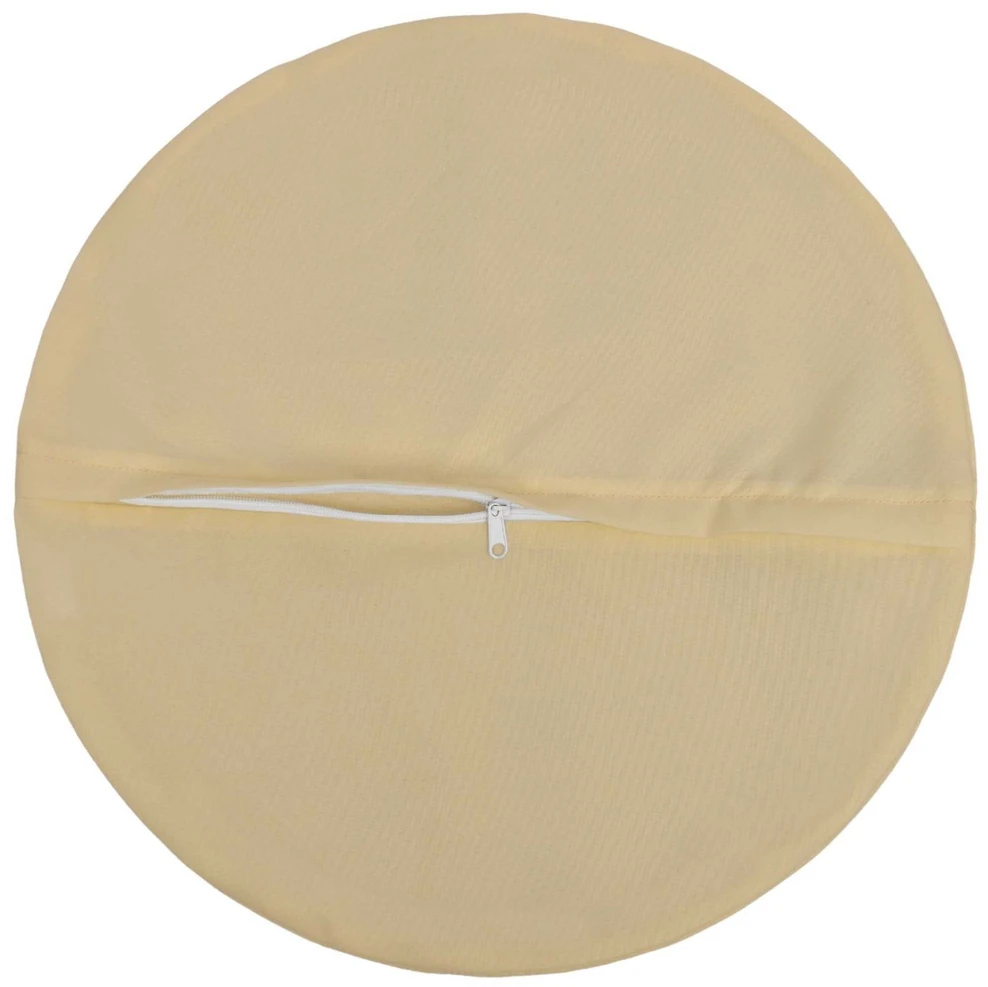 Pagalvėlės užvalkalas 2 pcs HEERLEN Smėlio Ø 30 cm Poliesteris