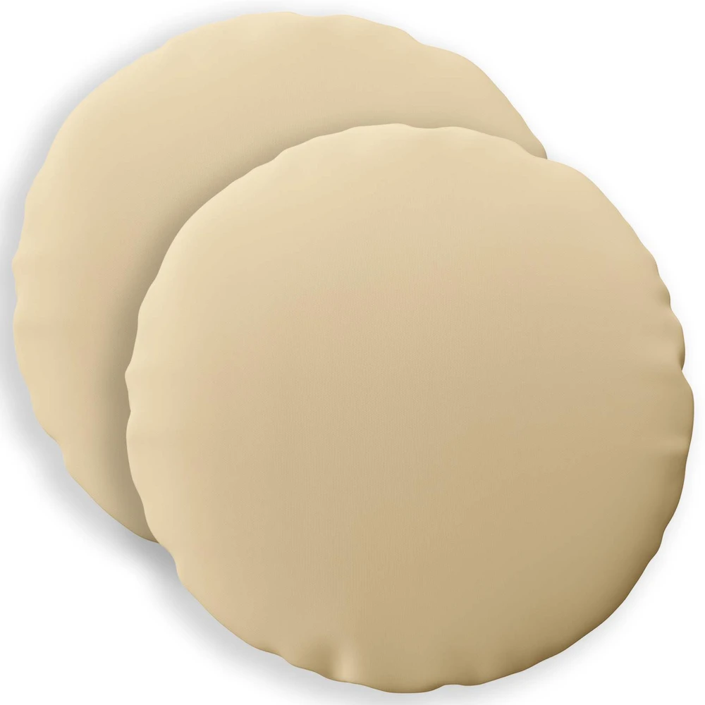 Pagalvėlės užvalkalas 2 pcs HEERLEN Smėlio Ø 40 cm Poliesteris