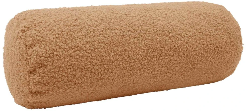 Pagalvėlės užvalkalas 2 pcs HEERLEN Smėlio Ø 15 x 40 cm Bouclé