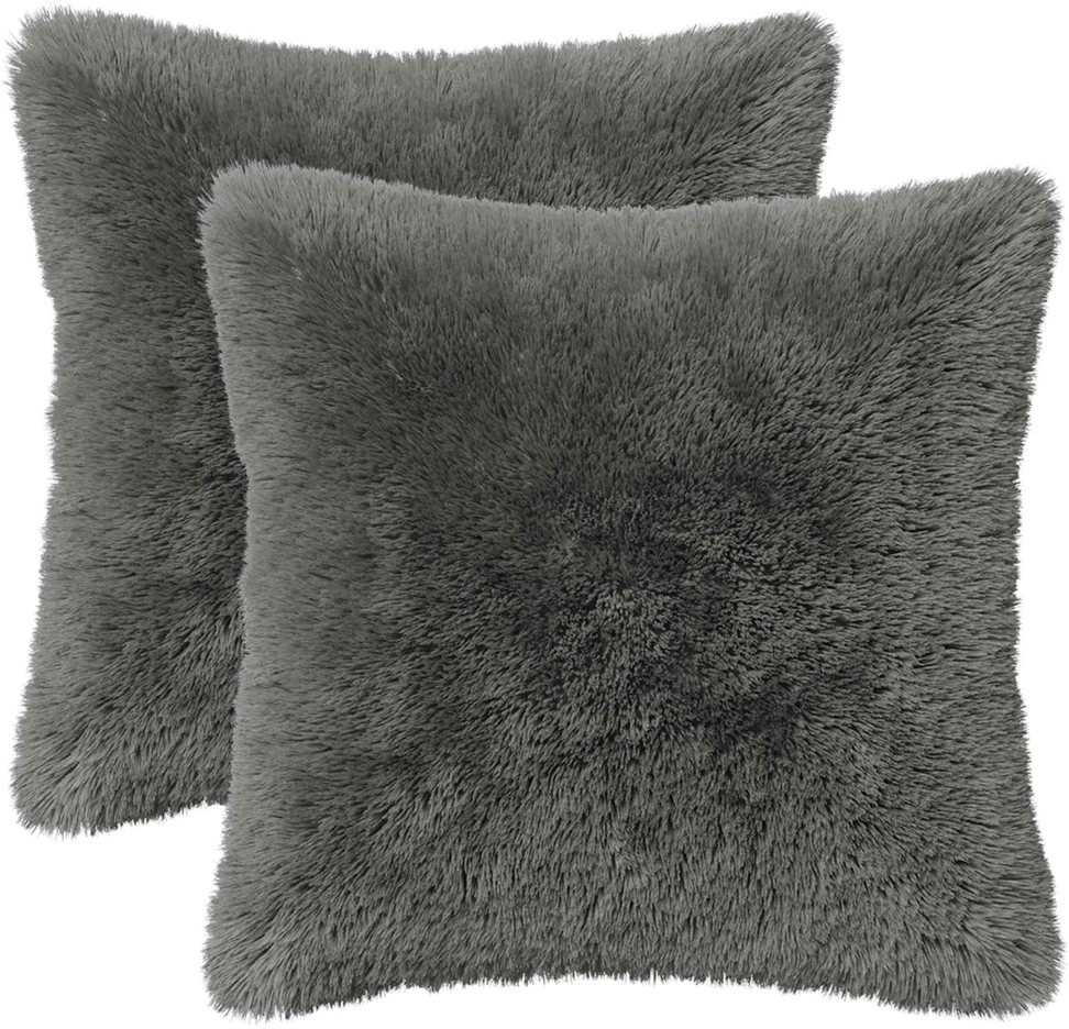 Pagalvėlės užvalkalas 2 pcs HEERLEN Šviesiai pilka 45 x 45 cm