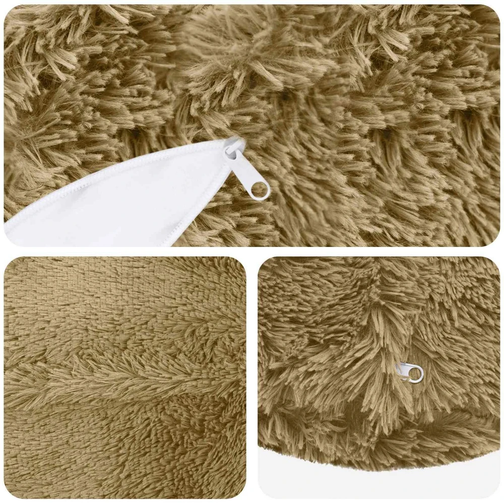 Pagalvėlės užvalkalas 2 pcs HEERLEN Šviesiai žalia Ø 50 cm
