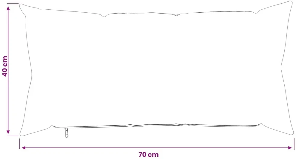 Pagalvėlės užvalkalas 2 pcs HEERLEN Šviesiai pilka 40 x 70 cm